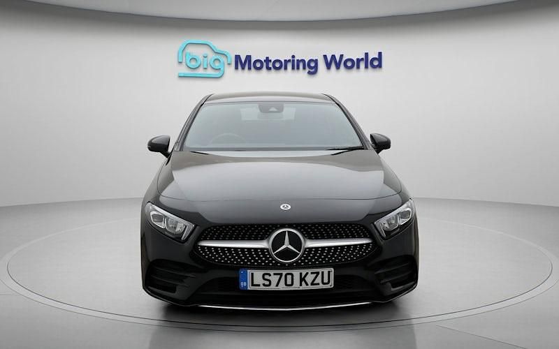 Used Mercedes A180 AMG line 136 HP (100 kW) 2020 Black Sedan
