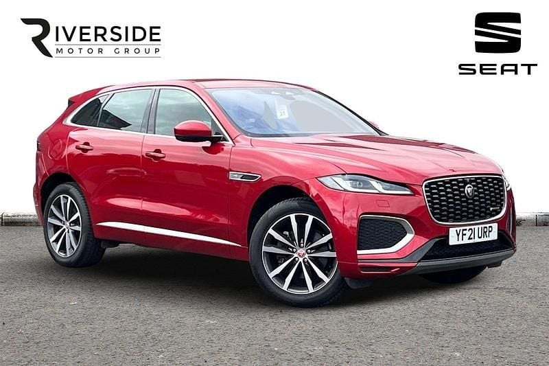 Firenze red Used 2021 Jaguar F-Pace R-Dynamic SUV | £26,290 (Super price) - Image 1/4