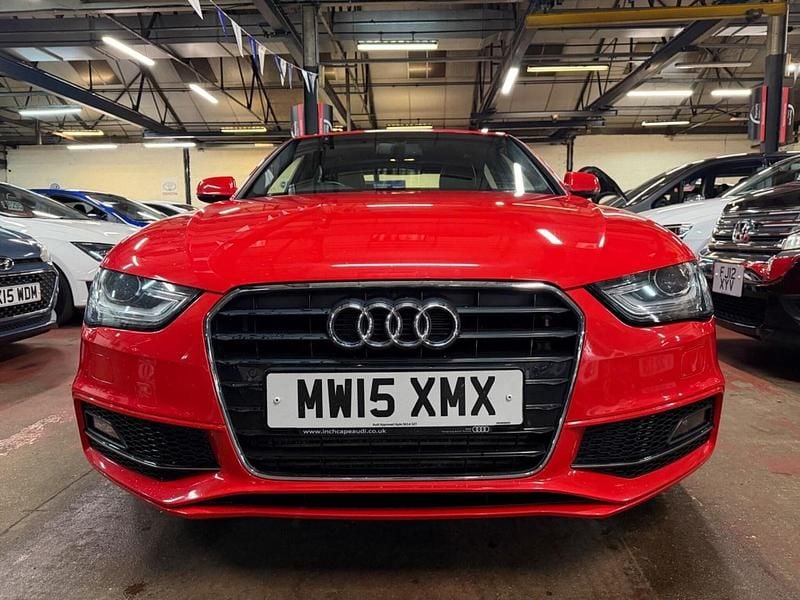 Used Audi A4 S-Line 2015 Red Sedan