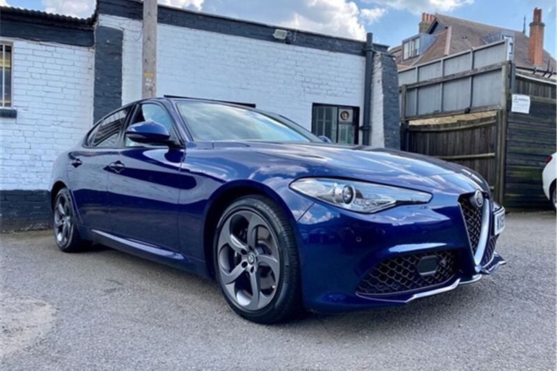 Blue Used 2019 Alfa Romeo Giulia Veloce Sedan | £19,750 (Fair price) - Image 1/4