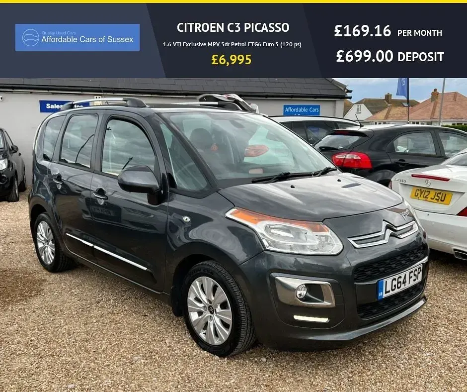 Used Citroën C3 Picasso Exclusive 120 HP (88 kW) 2014 Grey MPV