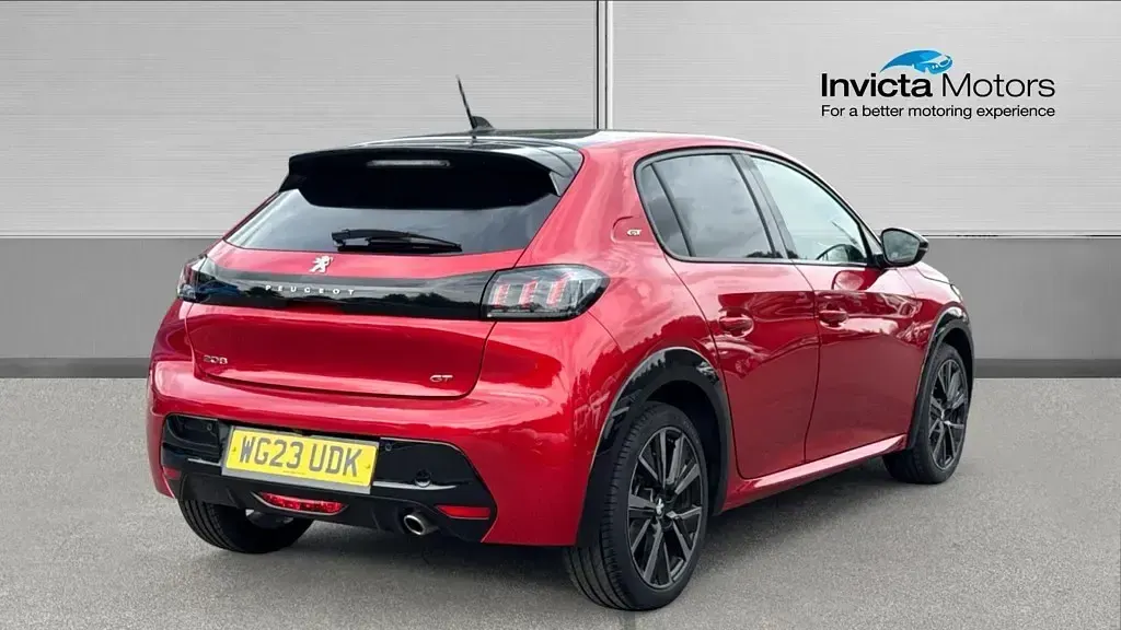 Used Peugeot 208 GTi 101 HP (74 kW) 2023 Red Hatchback