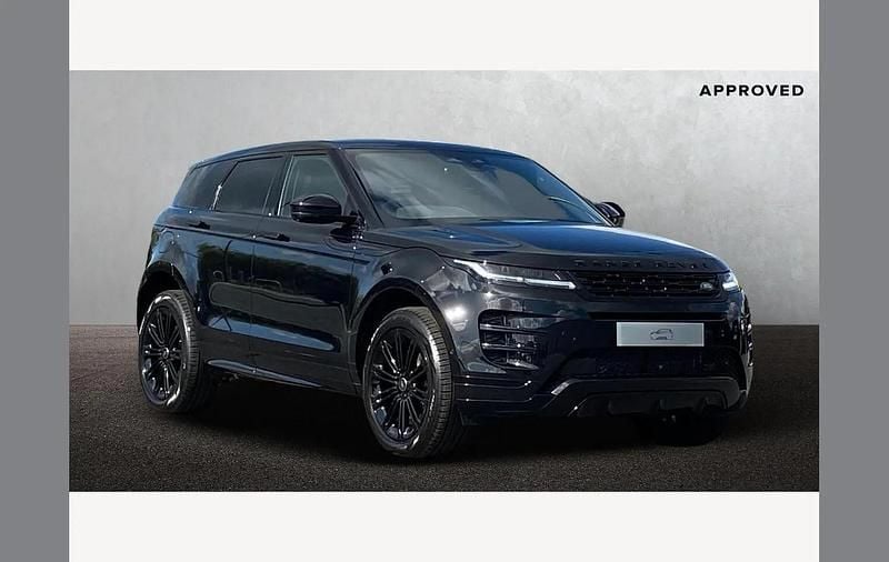 Santorini black New 2025 Land Rover Range Rover evoque SE Dynamic SUV | £46,095 (Super price) - Image 1/4
