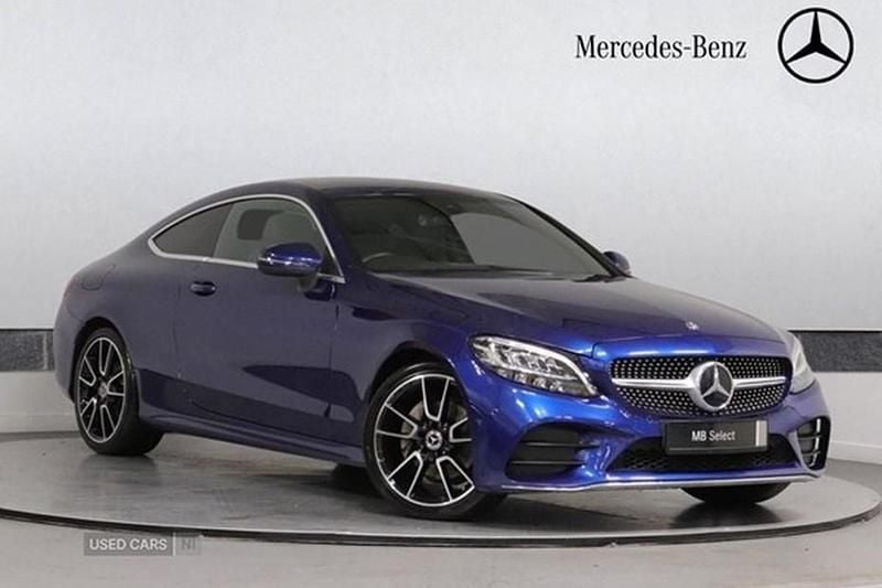 Blue Used 2019 Mercedes C200 AMG line Coupe | £19,495 (Expensive) - Image 1/1