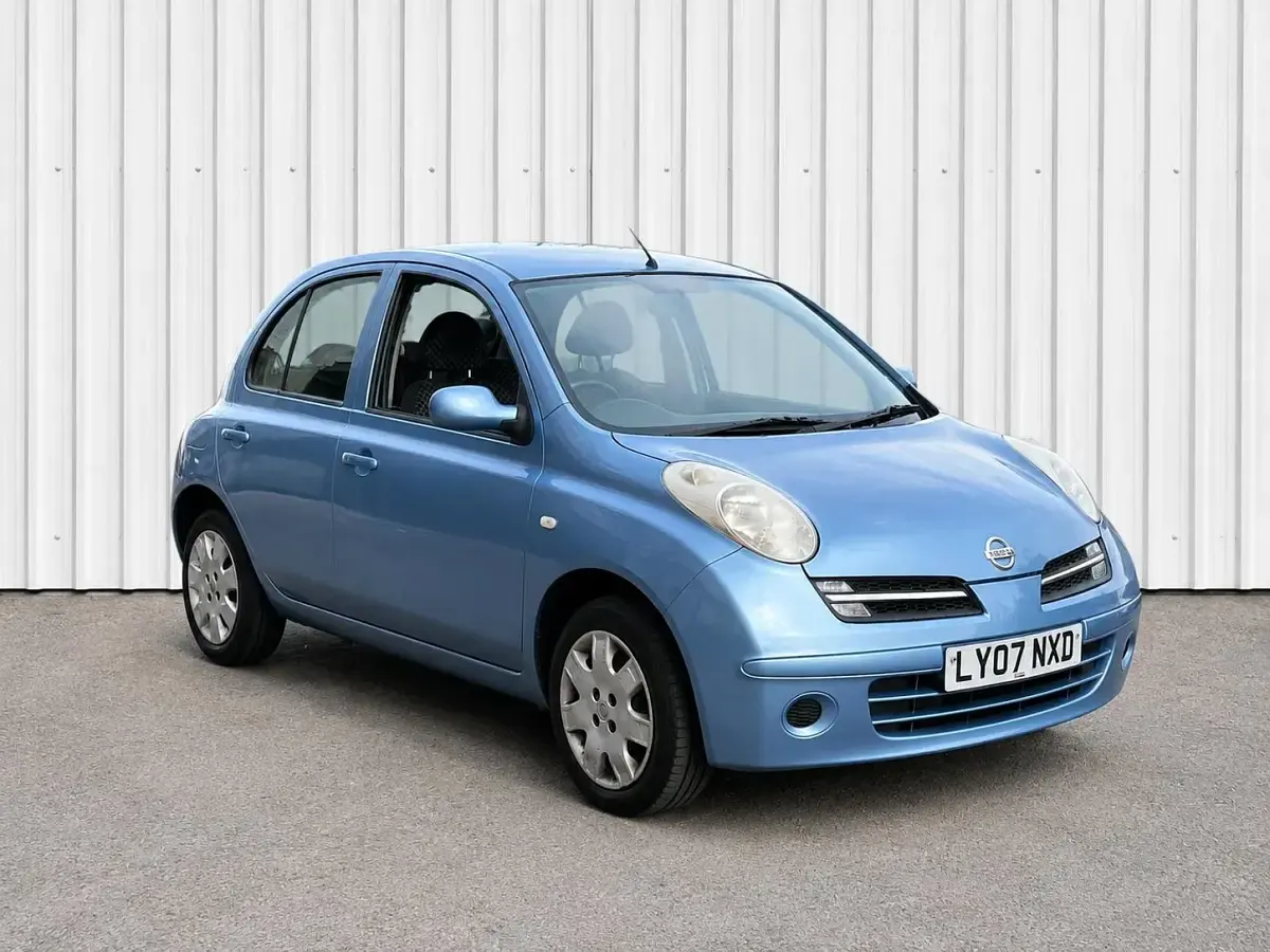 Used Nissan Micra 79 HP (58 kW) 2007 Blue Hatchback