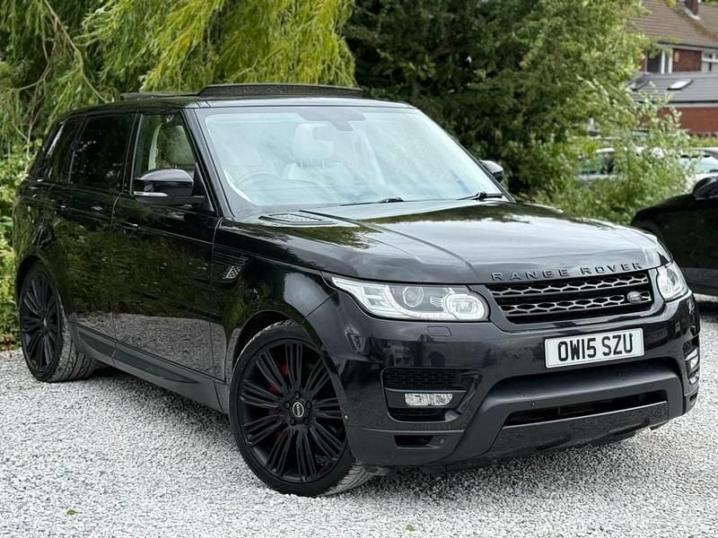Black Used 2015 Land Rover Range Rover Sport HSE Dynamic SUV | £14,295 (Good price) - Image 1/4