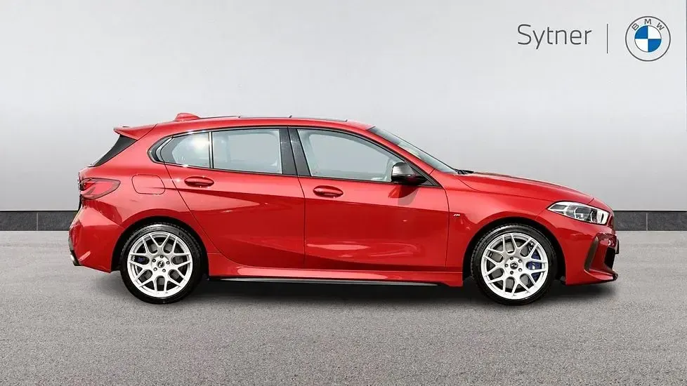 Used BMW M135 Shadowline 302 HP (222 kW) 2020 Red Hatchback