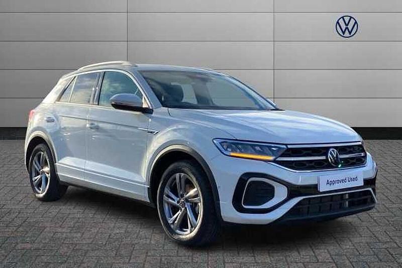 White Used 2025 VW T-Roc R-line SUV | £26,265 (Fair price) - Image 1/4