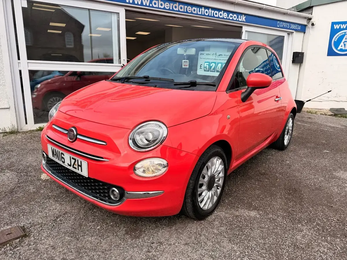 Used Fiat 500 Lounge 69 HP (50 kW) 2016 Pink Hatchback