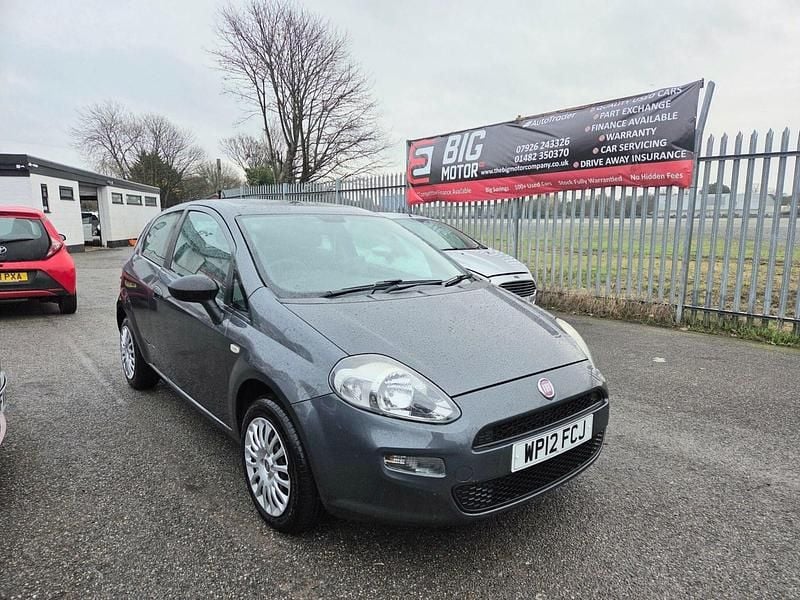 Grey Used 2012 Fiat Punto Pop Hatchback | £2,499 (Fair price) - Image 1/4