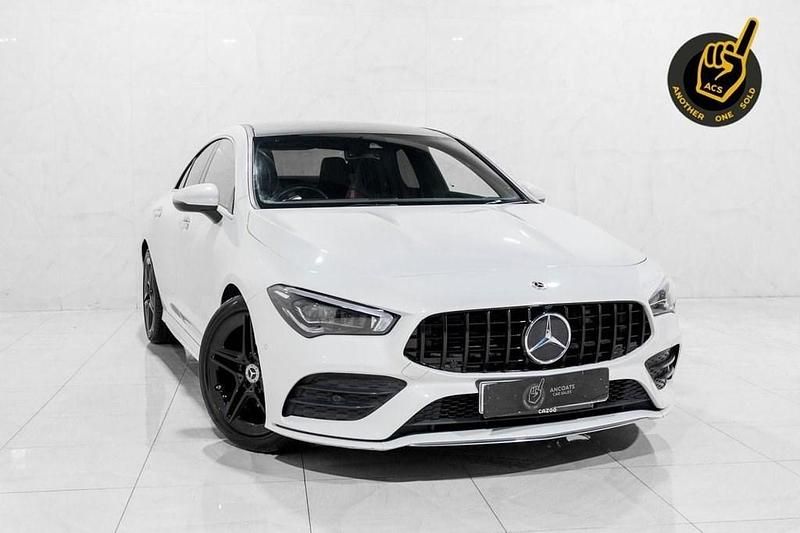Used Mercedes CLA180 AMG line 136 HP (100 kW) 2021 White Sedan