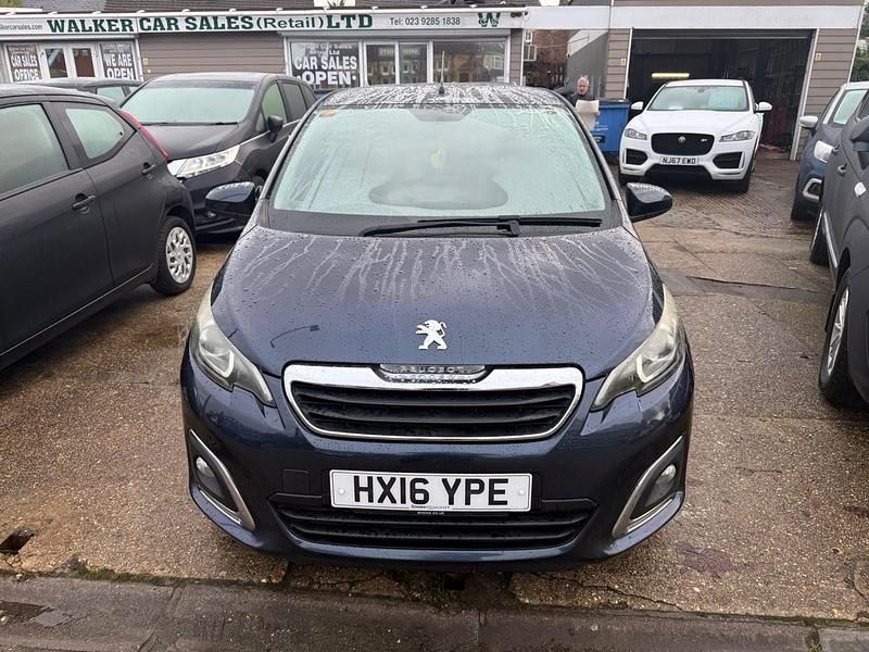 Used Peugeot 108 Allure 82 HP (60 kW) 2016 Blue Hatchback