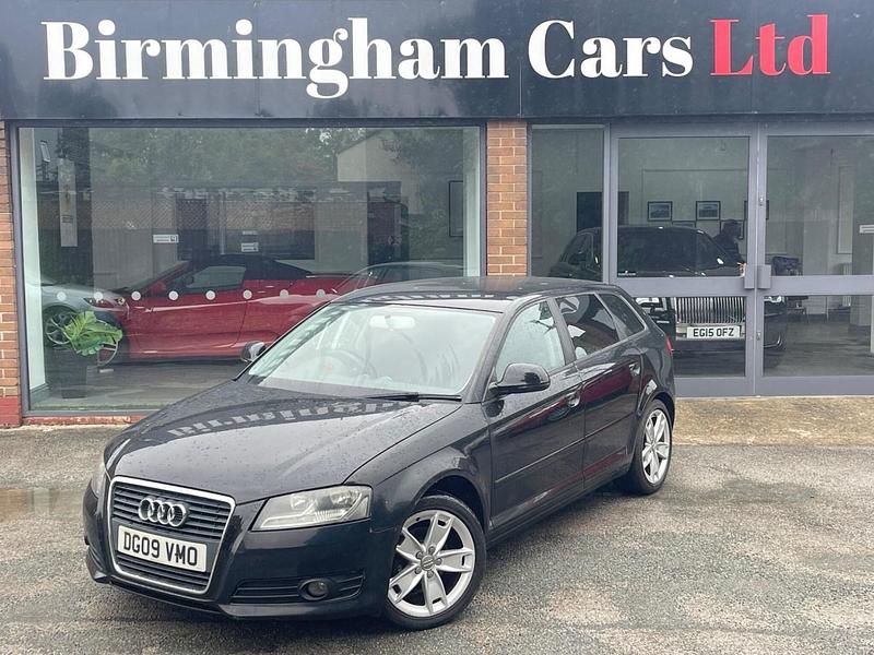 Black Used 2009 Audi A3 Sportback Sport Hatchback | £2,500 - Image 1/4