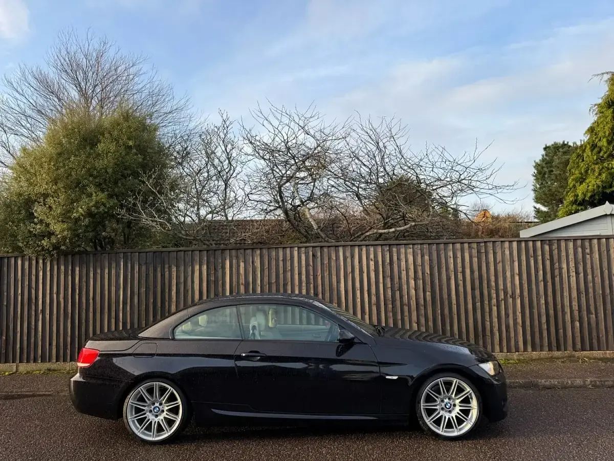 Used BMW 320 Cabriolet M Sport 2009 Black Cabriolet
