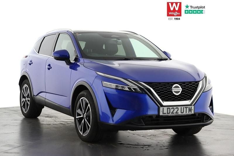 Blue Used 2022 Nissan Qashqai Tekna SUV | £18,599 (A bit pricey) - Image 1/4