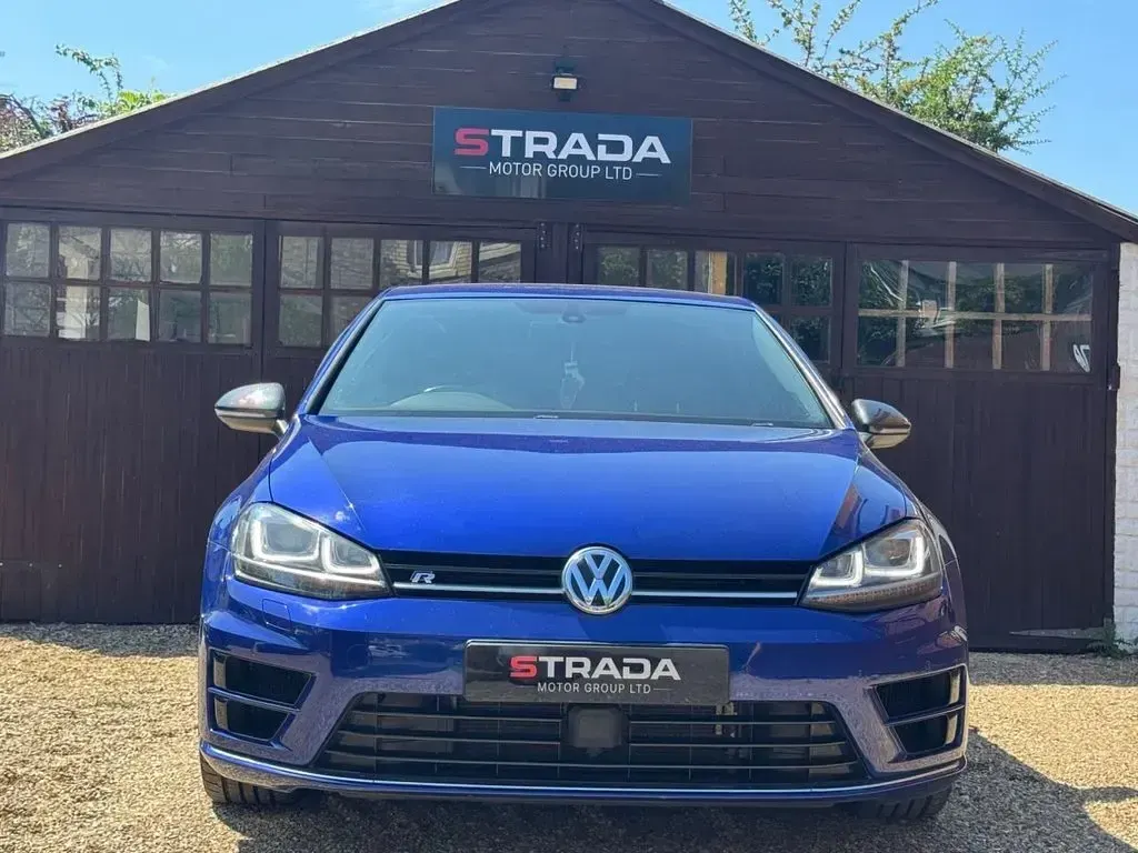Used VW Golf VII R 295 HP (216 kW) 2015 Blue Hatchback