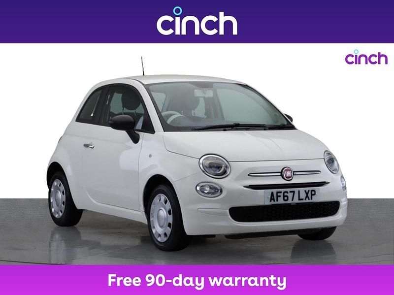 White Used 2017 Fiat 500 Pop Hatchback | £6,599 (Fair price) - Image 1/3