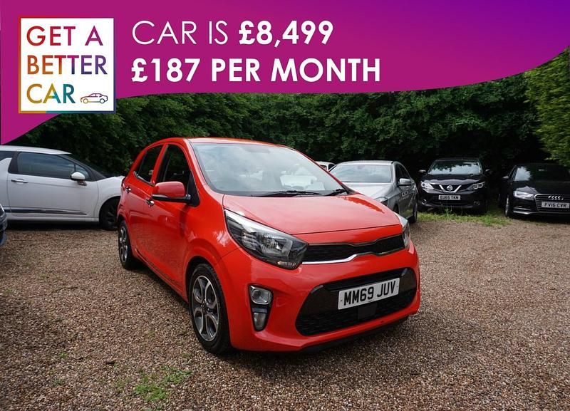 Red Used 2019 Kia Picanto 3 Hatchback | £7,999 (Fair price) - Image 1/4