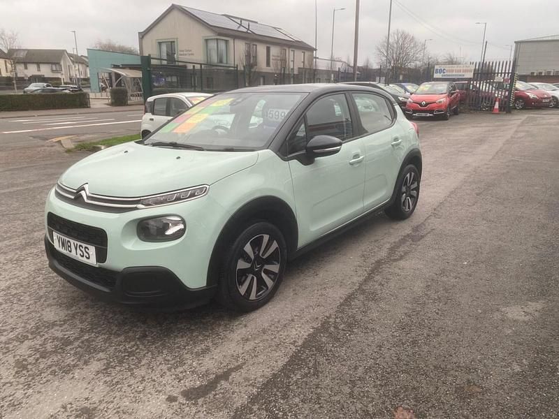 Used Citroën C3 Feel 2018 Green Hatchback