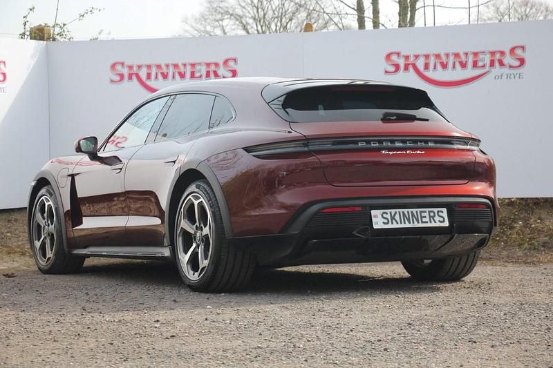 Used Porsche Taycan Cross Turismo 500 kW (680 HP) 2021 Red Estate