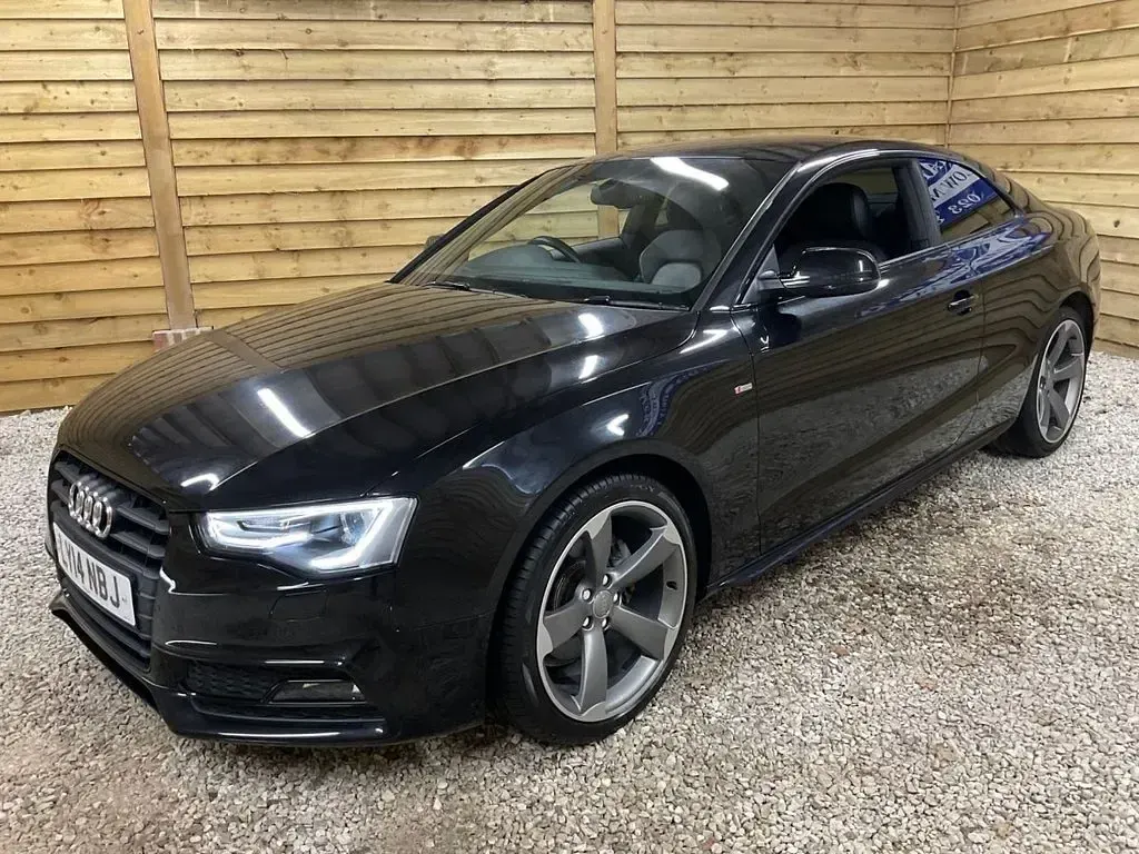 Used Audi A5 Black Edition 170 HP (125 kW) 2014 Black Coupe