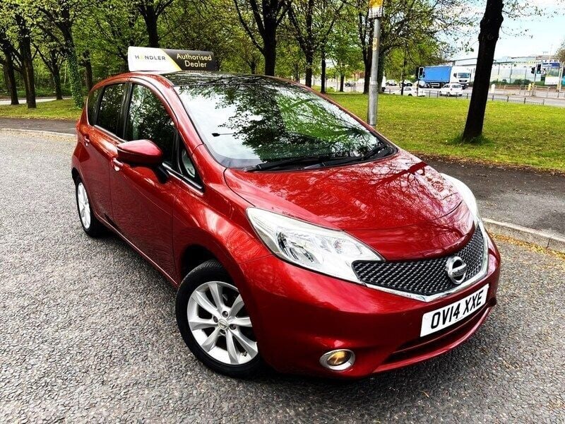 Red Used 2014 Nissan Note Acenta Premium MPV | £6,995 (A bit pricey) - Image 1/4