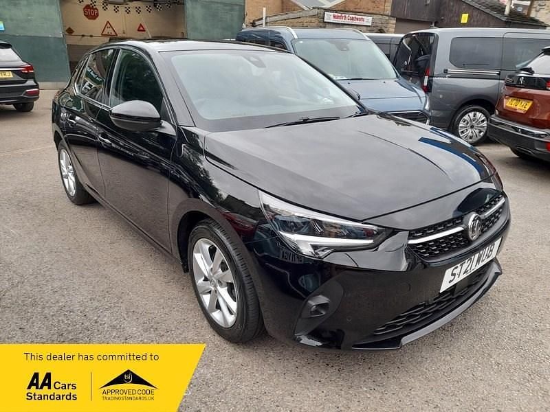 Black Used 2021 Vauxhall Corsa Elite Hatchback | £11,975 (Good price) - Image 1/3