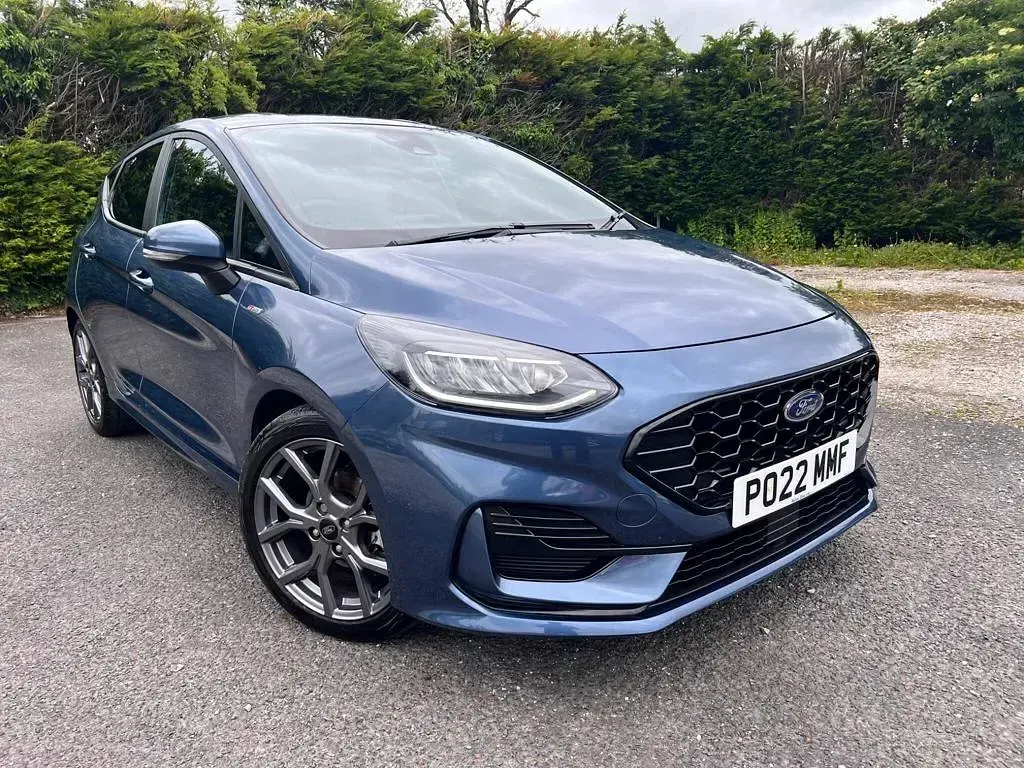 Used Ford Fiesta ST-Line 125 HP (91 kW) 2022 Blue Hatchback