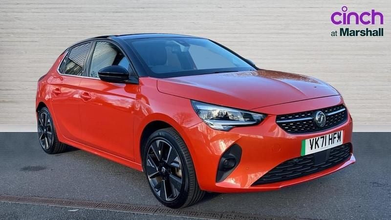 Used Vauxhall Corsa-e Elite 100 kW (136 HP) 2021 Orange Hatchback