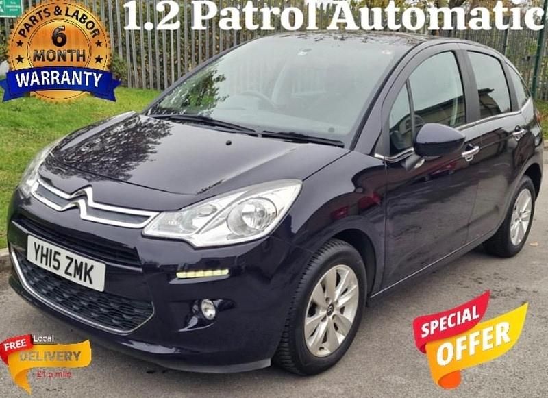 Used Citroën C3 Exclusive 2015 Blue Hatchback