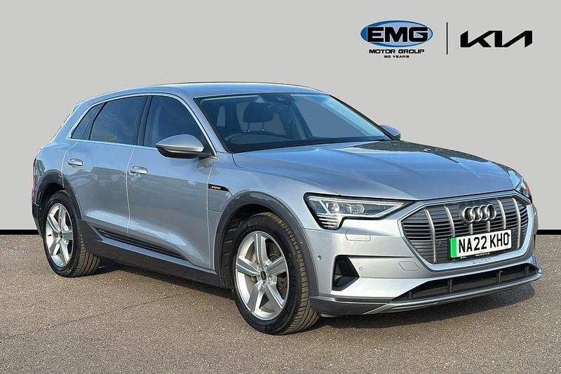 Silver Used 2022 Audi e-tron Advanced SUV | £19,995 (Good price) - Image 1/3