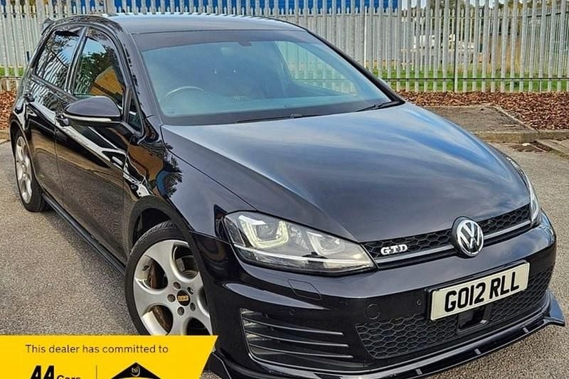 Black Used 2017 VW Golf VII GTD Hatchback | £12,295 (Good price) - Image 1/1