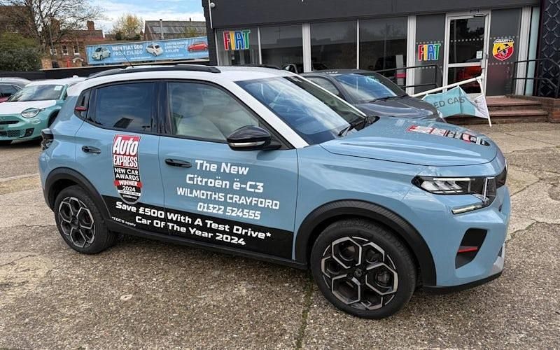 Used Citroën e-C3 83 kW (113 HP) 2024 Blue Hatchback