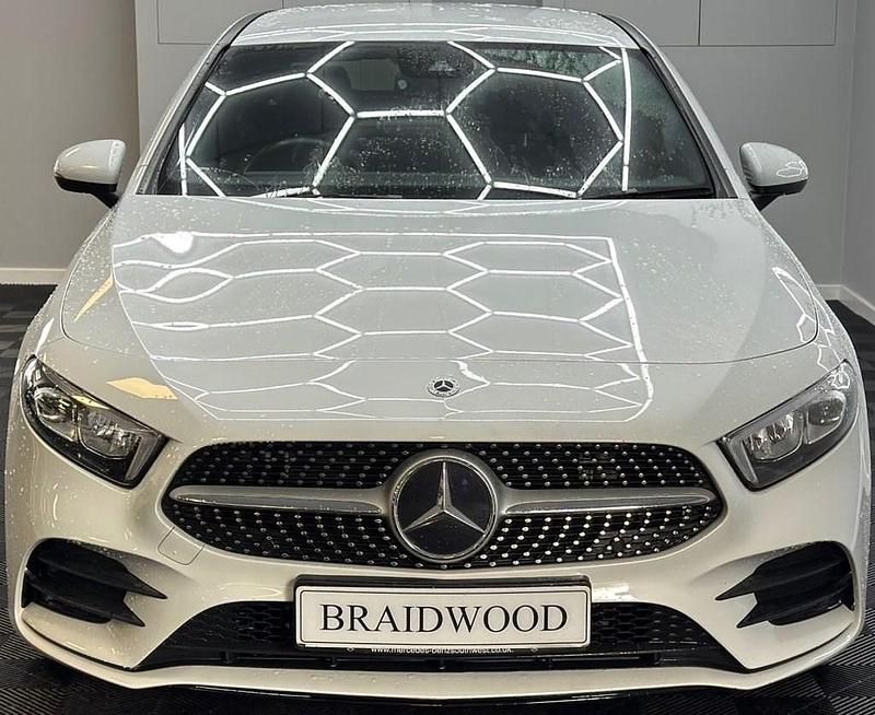 Used Mercedes A250 AMG line 2020 White Sedan