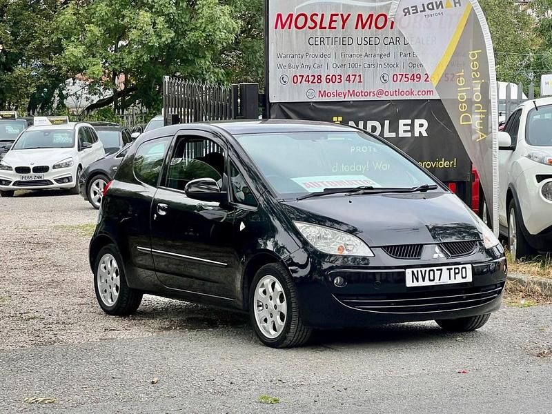 Black Used 2007 Mitsubishi Colt Hatchback | £2,000 (A bit pricey) - Image 1/4