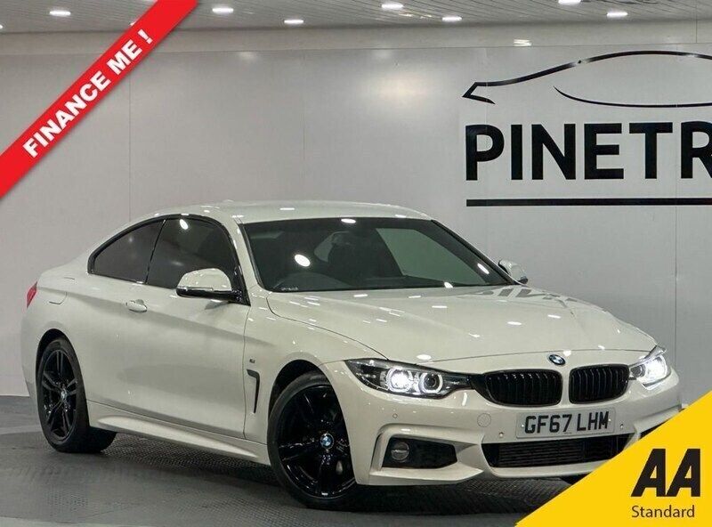 White Used 2017 BMW 420 M Sport Coupe | £13,499 (Fair price) - Image 1/4