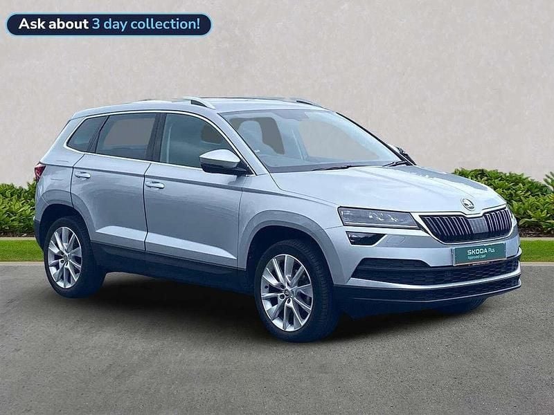 Silver Used 2021 Skoda Karoq SE L SUV | £20,290 (Fair price) - Image 1/4