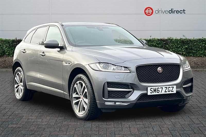 Grey Used 2017 Jaguar F-Pace R-Sport SUV | £12,368 (Good price) - Image 1/4