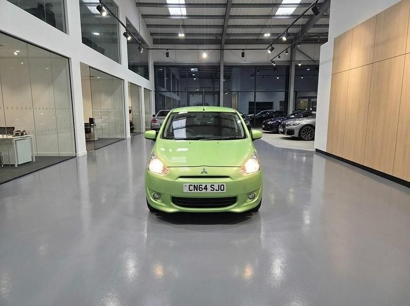 Used Mitsubishi Mirage 2014 Green Hatchback