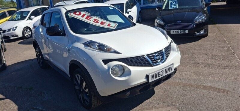 White Used 2014 Nissan Juke N-TEC SUV | £4,695 (Fair price) - Image 1/4