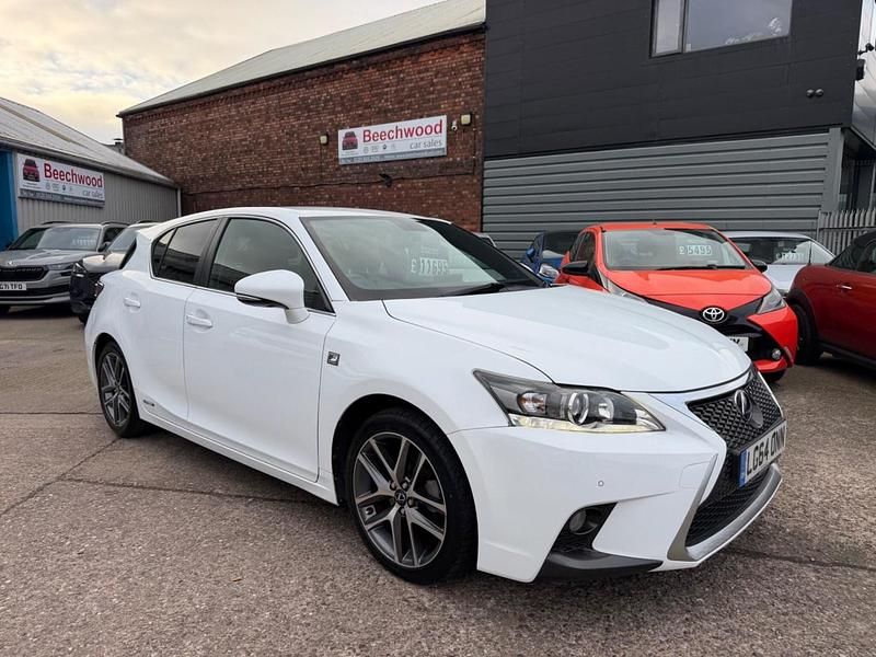 Used Lexus CT200h Sport Line 2014 White Hatchback