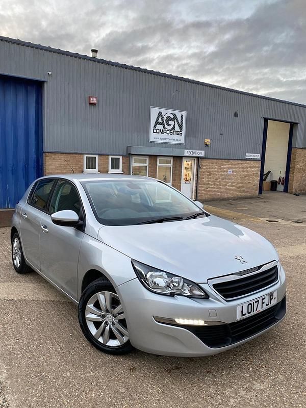 Silver Used 2017 Peugeot 308 Active Hatchback | £3,440 (Fair price) - Image 1/4