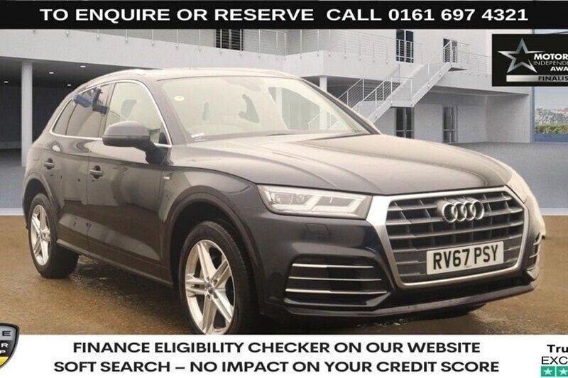 Blue Used 2017 Audi Q5 S-Line SUV | £15,970 (Fair price) - Image 1/1