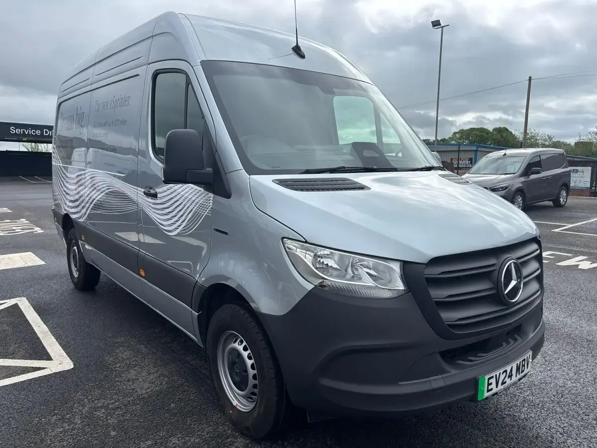 Used Mercedes E-Sprinter 100 kW (136 HP) 2025 Silver Van