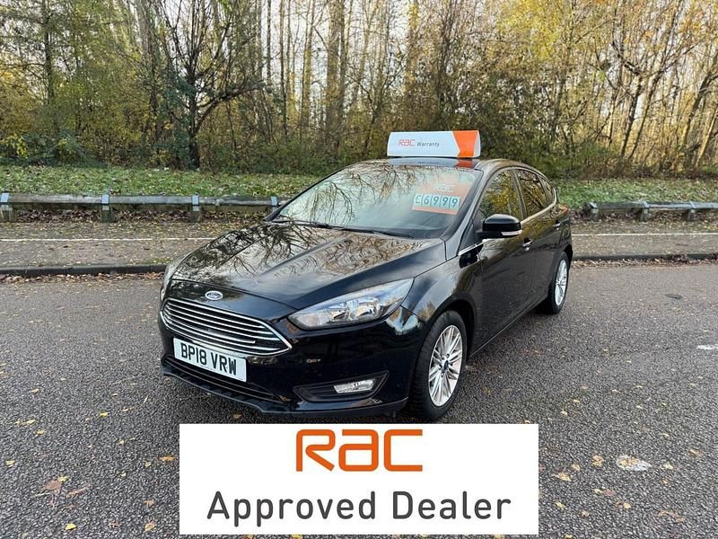 Black Used 2018 Ford Focus Zetec Hatchback | £6,899 (Super price) - Image 1/4