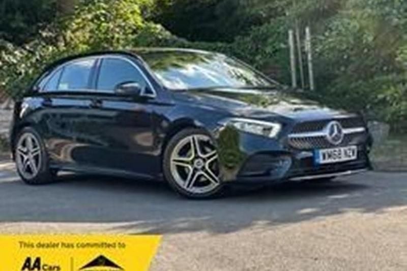 Black Used 2019 Mercedes A200 AMG line Hatchback | £15,190 (Good price) - Image 1/1
