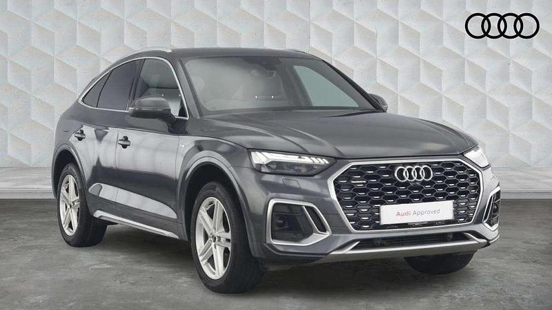 Grey Used 2023 Audi Q5 Sportback S-Line SUV | £33,750 (Good price) - Image 1/4