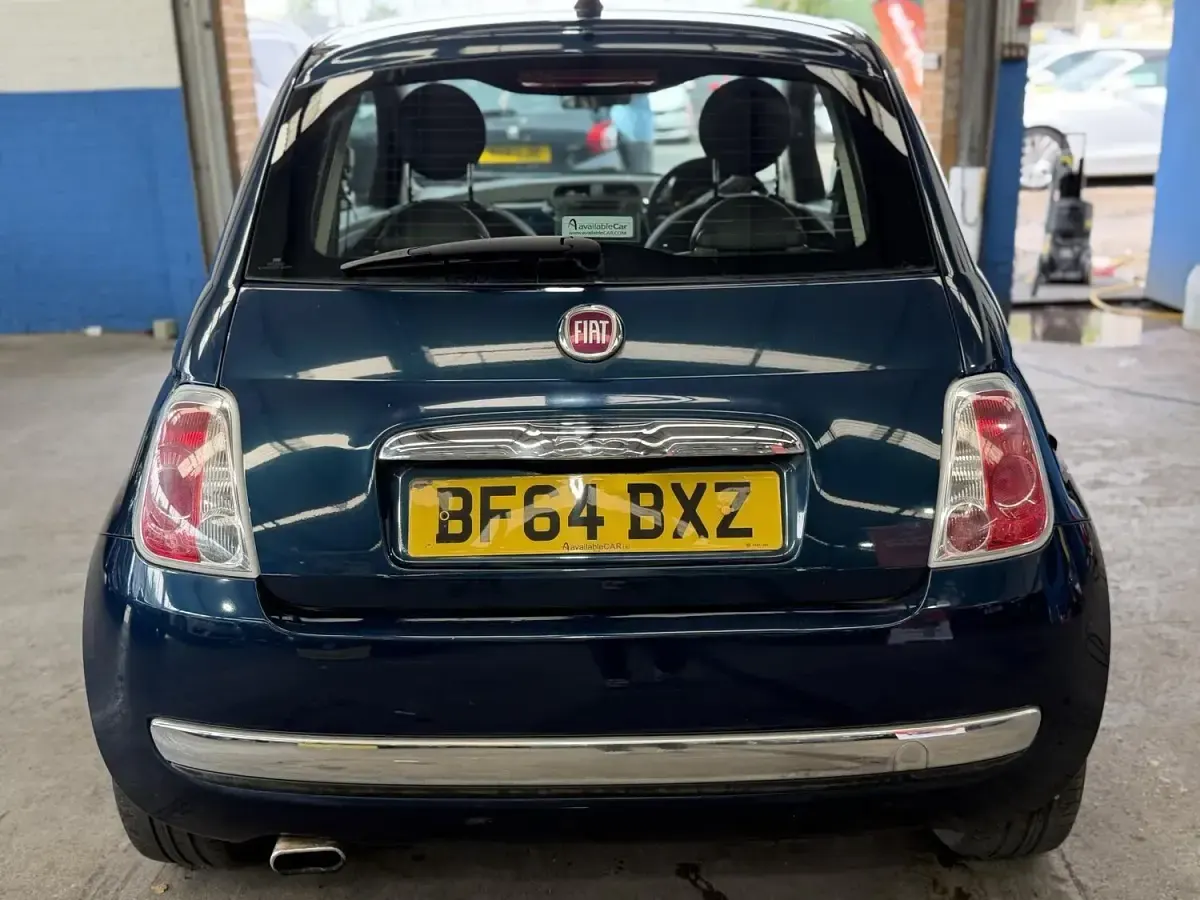 Used Fiat 500 Lounge 85 HP (62 kW) 2014 Blue Hatchback