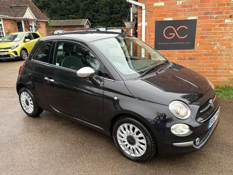 Used Fiat 500 Lounge 69 HP (50 kW) 2017 Black Hatchback