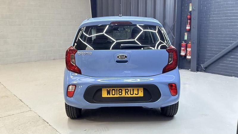 Used Kia Picanto 66 HP (48 kW) 2018 Blue Hatchback